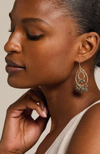 Multilayered Beaded Earrings