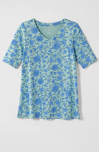 Pima-Slub Elbow-Sleeve Tee