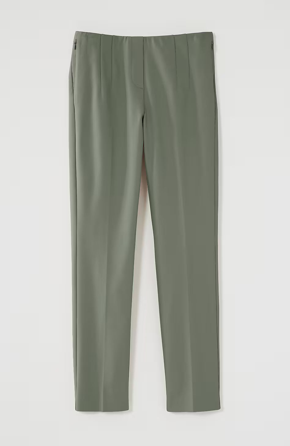 Versatile Cotton-Stretch Slim-Leg Pants
