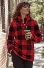 Fit Plush Sherpa Pullover