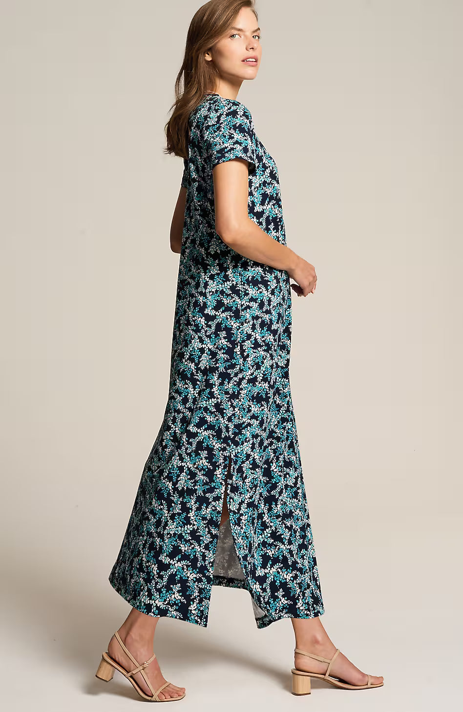 Wearever Short-Sleeve Maxi Dress