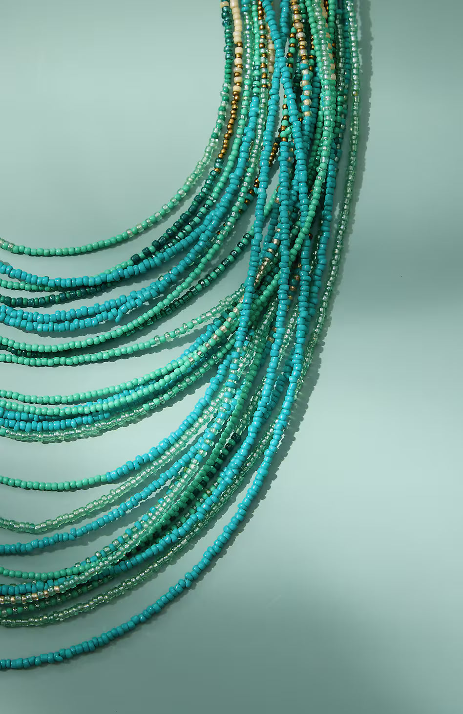 Seed Bead Statement Necklace