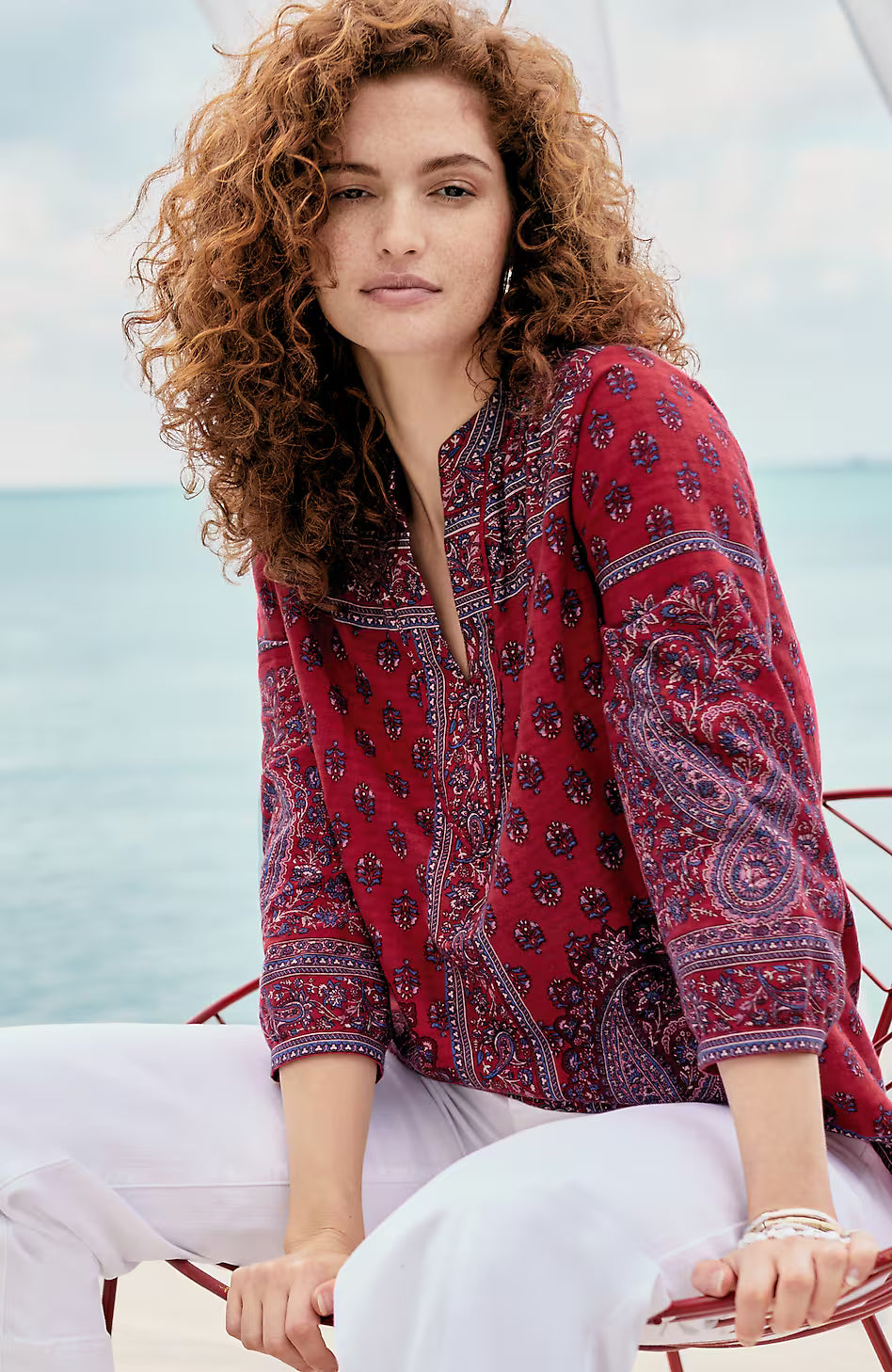 Free-Spirit Paisley Popover