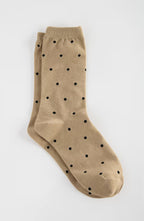 Polka-Dot Crew Socks