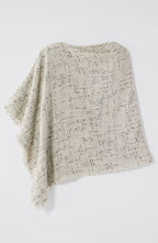 Textured Tweed Poncho