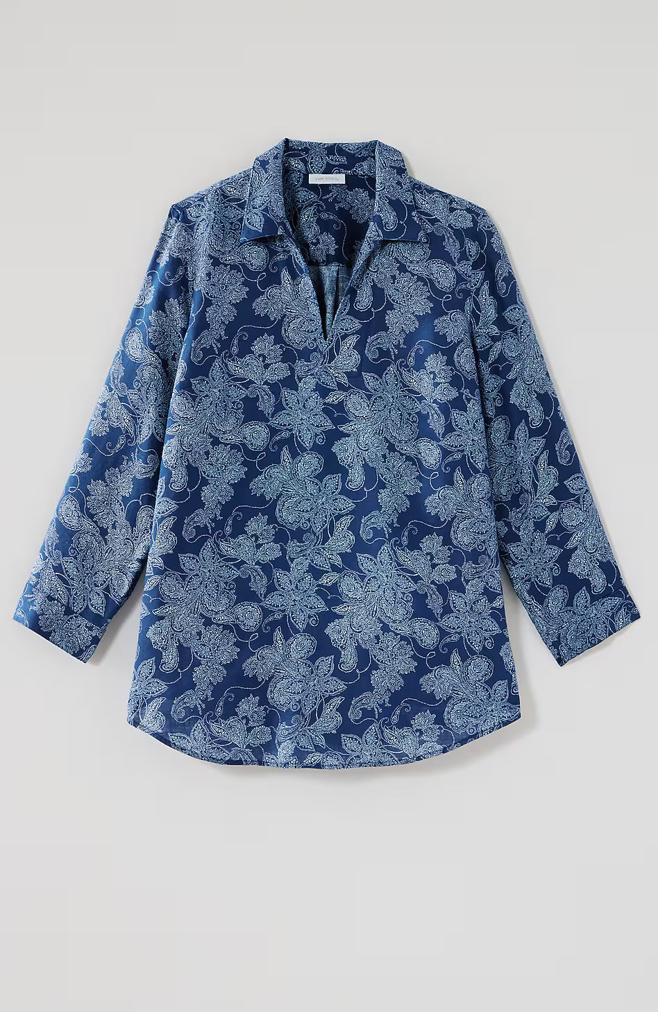 Non-Iron Linen Popover Shirt