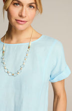 Pure Jill Linen Popover Top