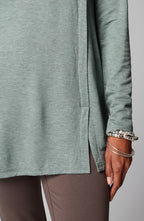 Pure Jill Tranquility Mock-Neck Tunic