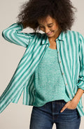Everyday Linen Button-Front Shirt