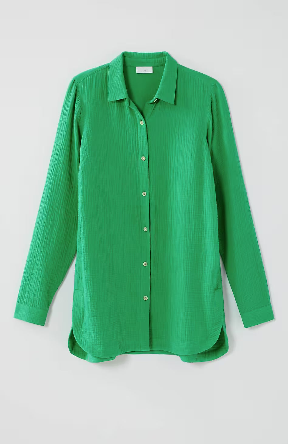 Cotton-Gauze Split-Hem Tunic