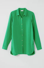 Cotton-Gauze Split-Hem Tunic