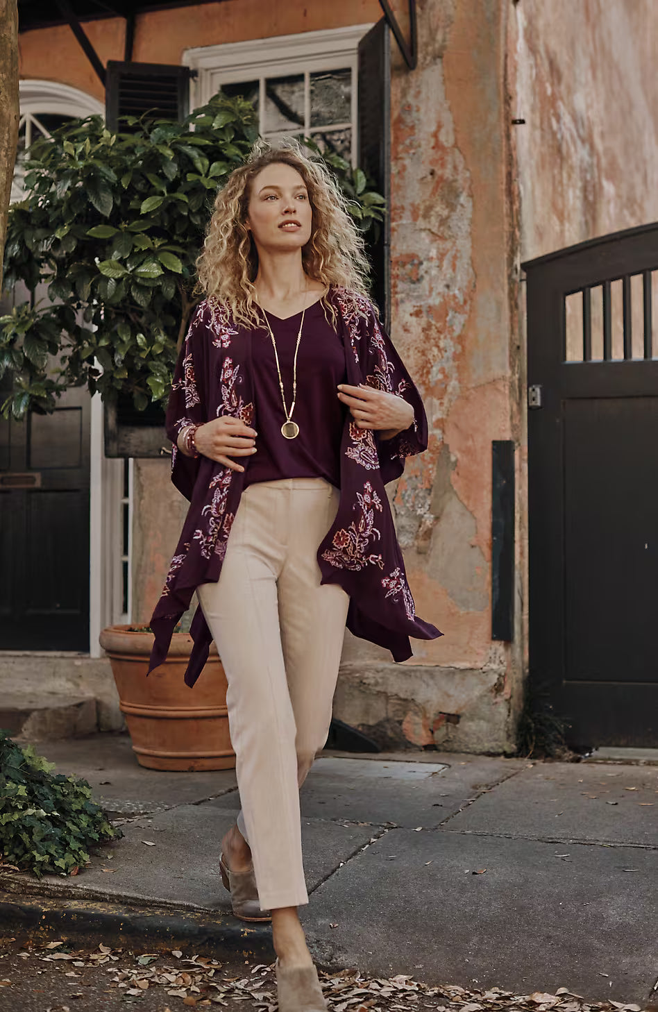 Luxe Supima® Pleat-Back Tee