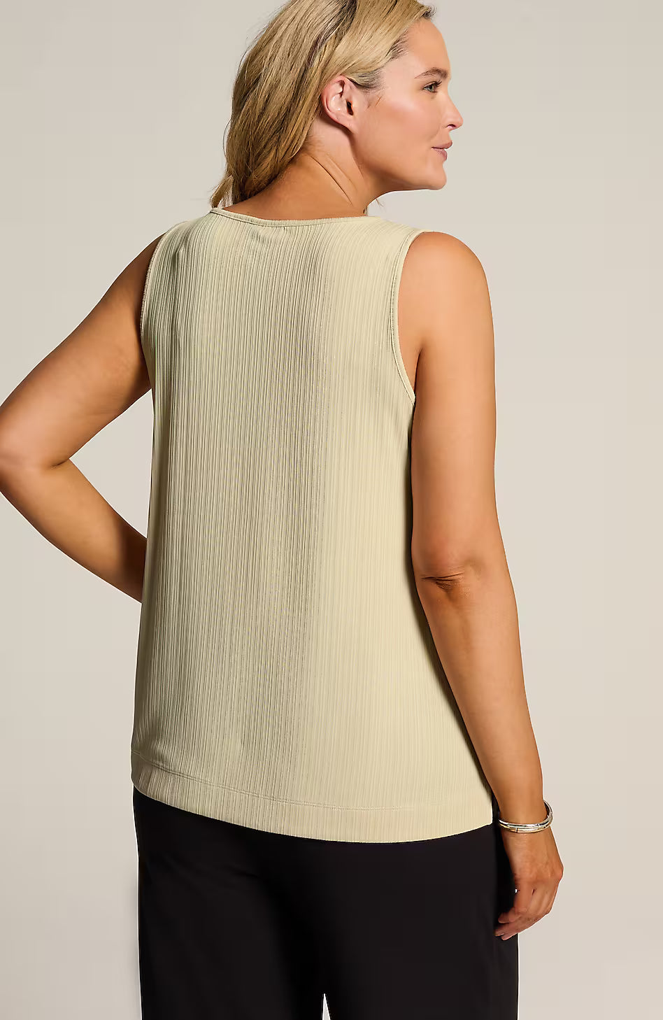 Wearever Textured-Knit A-Line Tank