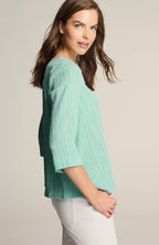 Wearever Crinkle-Textured Top