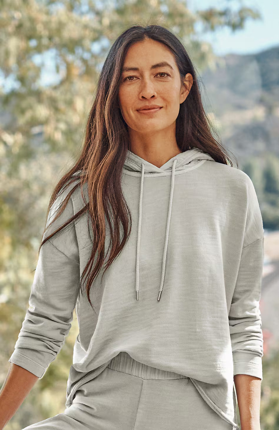 Fit Slub-Terry Garment-Dyed Hoodie