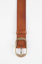 Leather Oval-Ring Belt