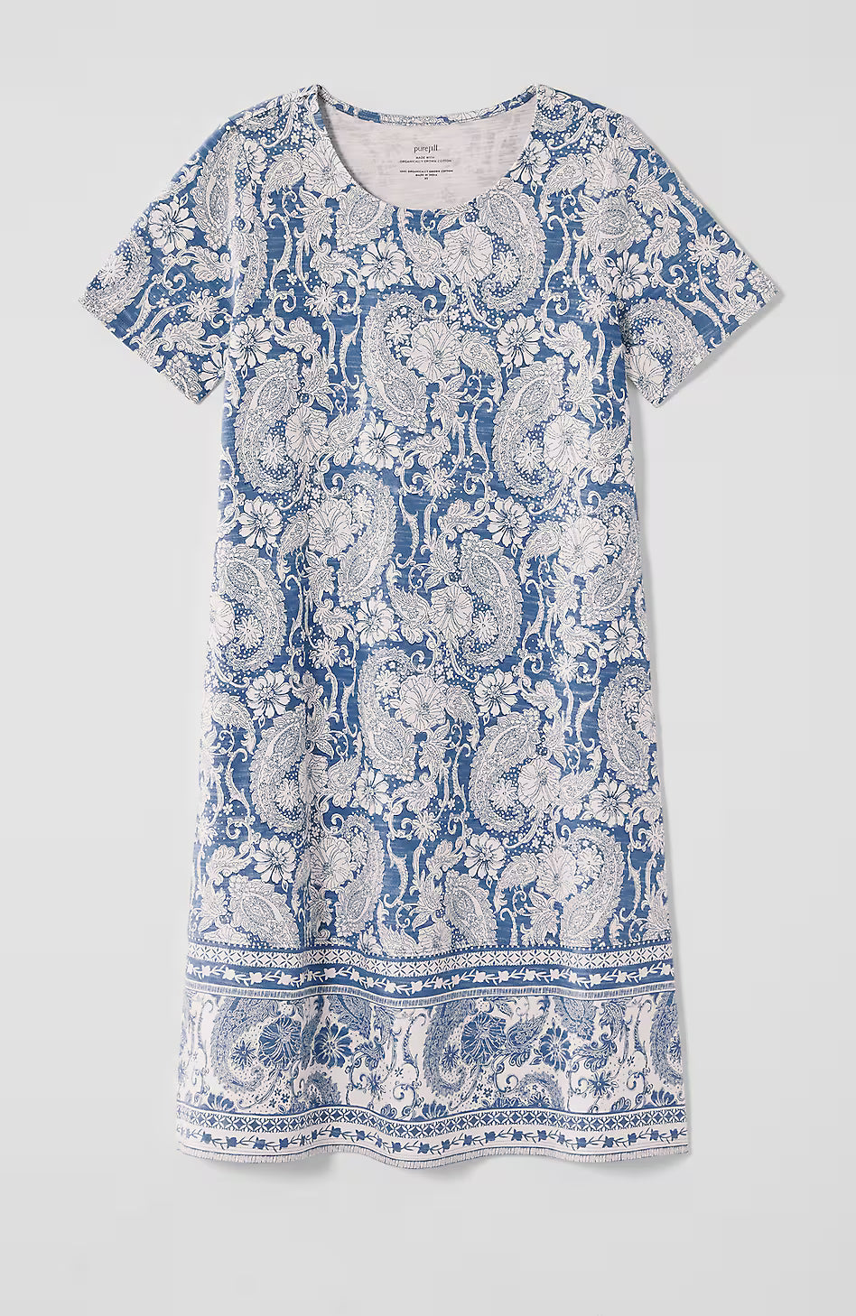 Pure Jill Slub-Knit Dress