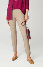 Versatile Cotton-Stretch Slim-Leg Pants