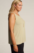 Wearever Textured-Knit A-Line Tank