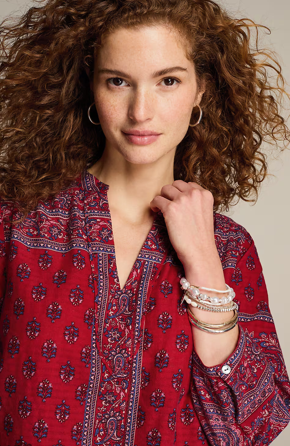 Free-Spirit Paisley Popover