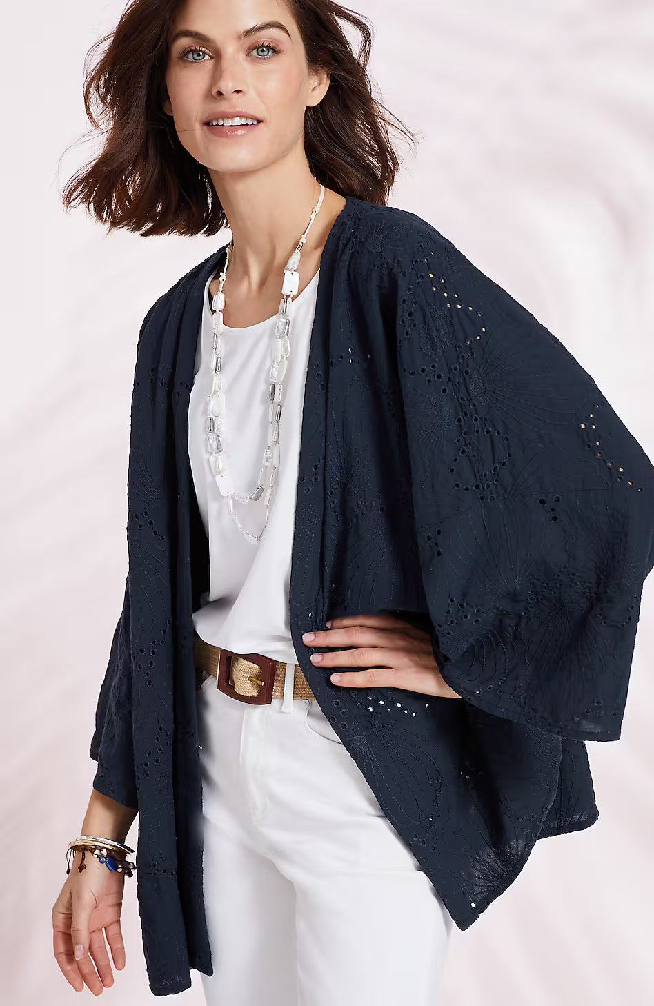 Breezy Eyelet Jacket