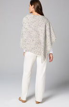 Textured Tweed Poncho