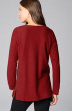 Textured Patch-Pocket Tunic