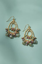 Multilayered Beaded Earrings