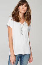 Luxe Supima® Pleat-Back Tee