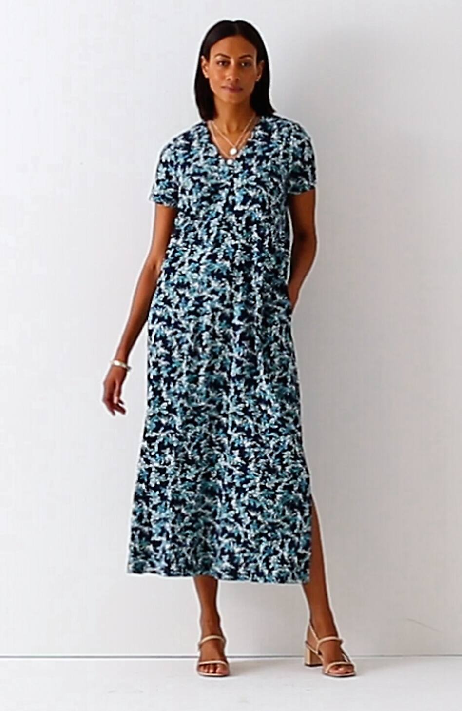 Wearever Short-Sleeve Maxi Dress
