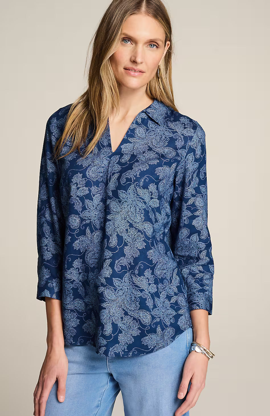 Non-Iron Linen Popover Shirt