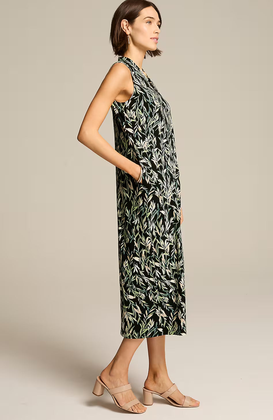 Wearever V-Neck Midi Dress