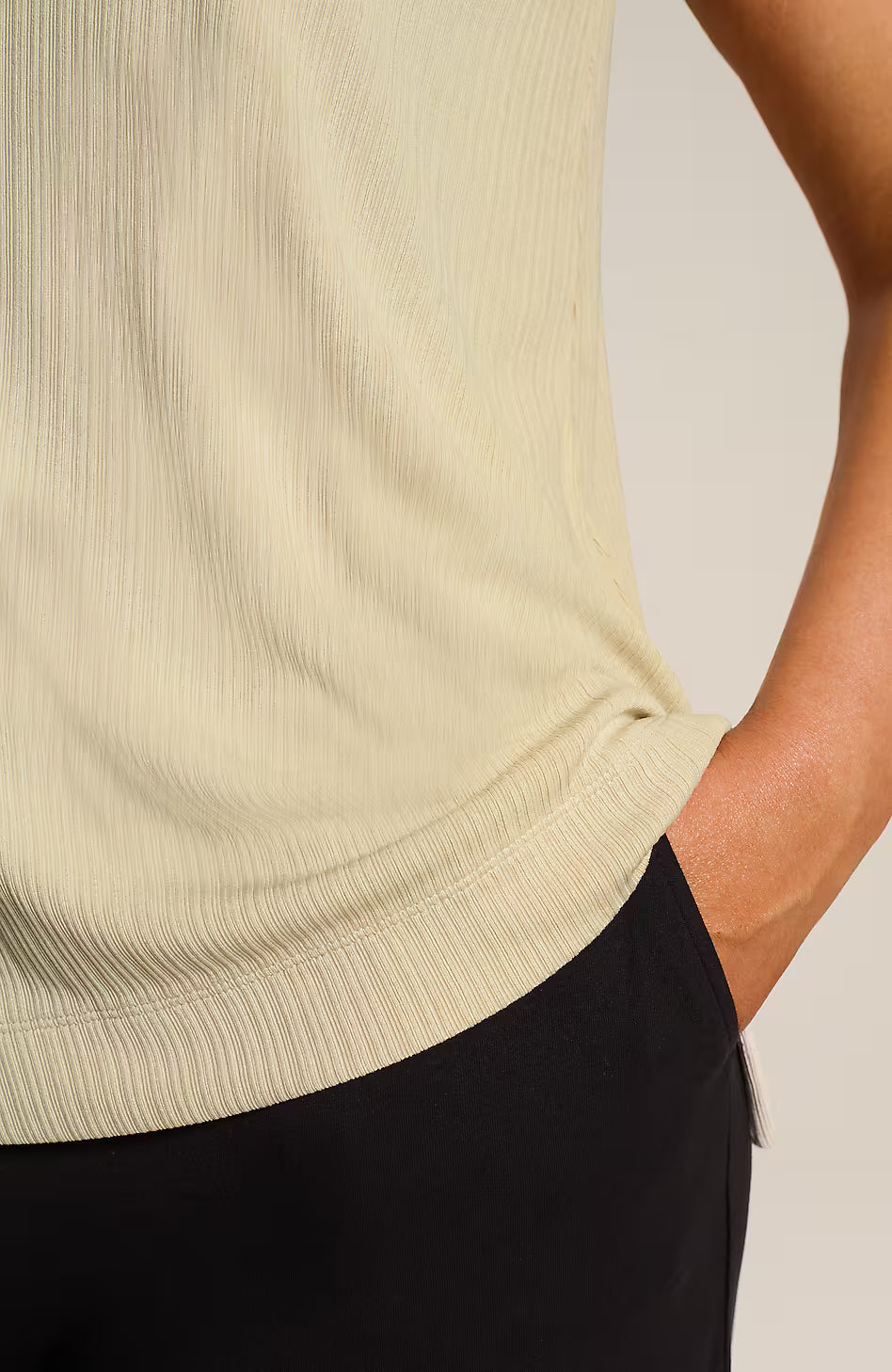 Wearever Textured-Knit A-Line Tank