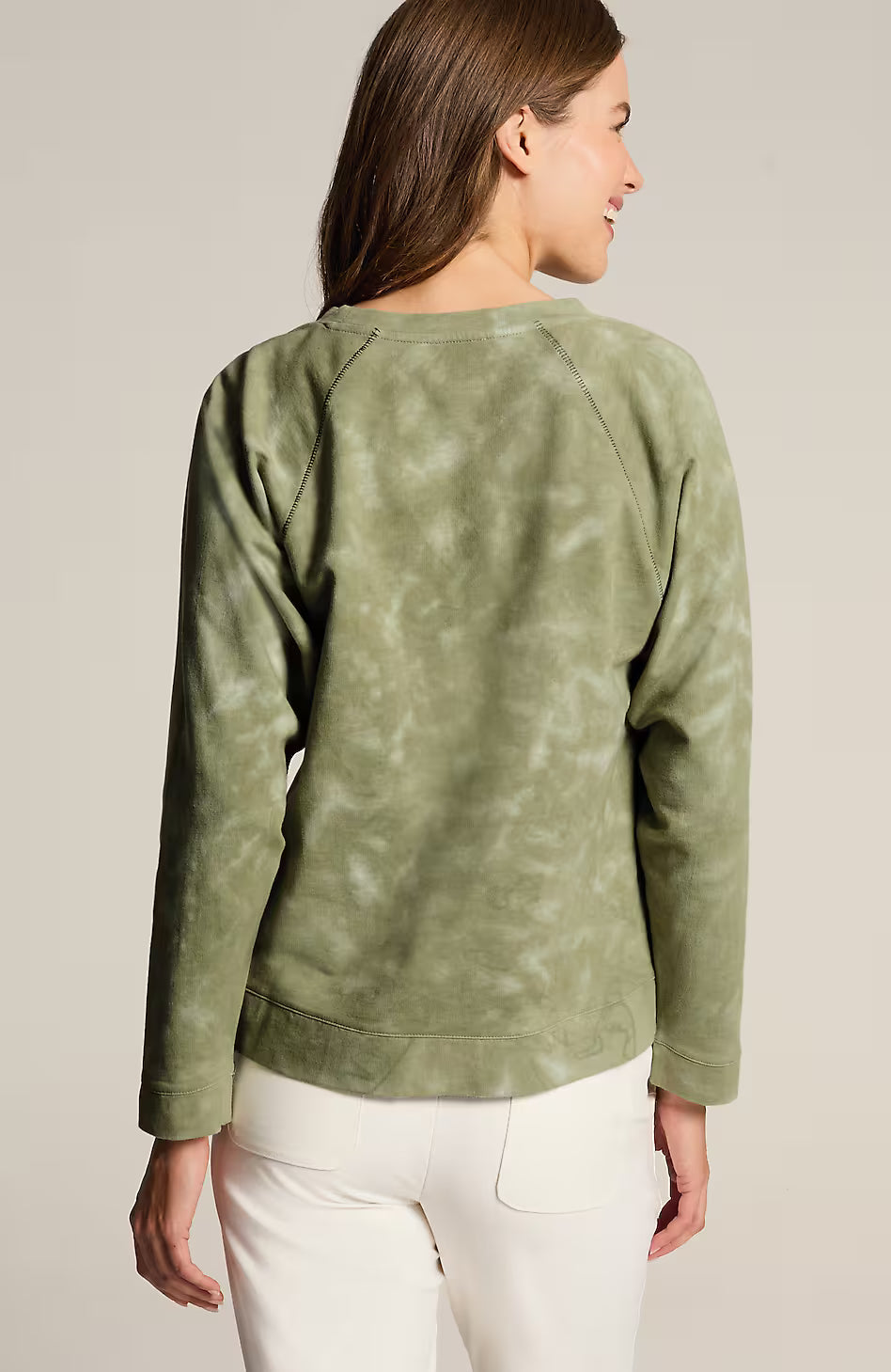 Fit French Terry Tie-Dyed Sweatshirt