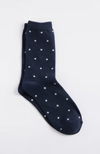 Polka-Dot Crew Socks