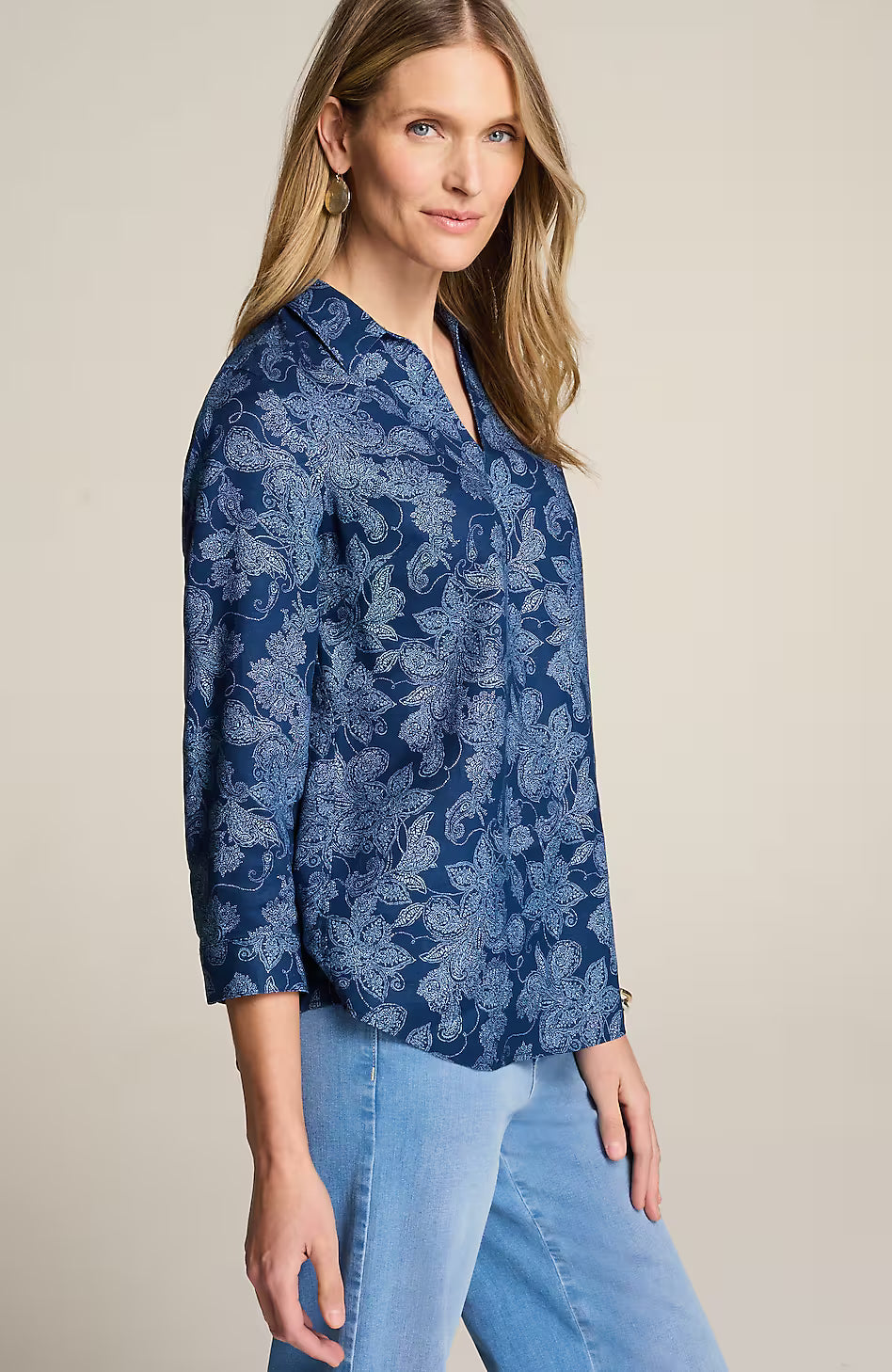 Non-Iron Linen Popover Shirt