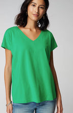 Luxe Supima® Pleat-Back Tee