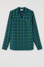 Soft-Textured Plaid Popover