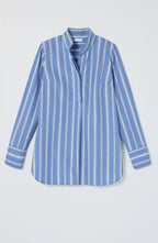 Cotton Stand-Collar Tunic