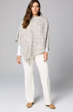 Textured Tweed Poncho