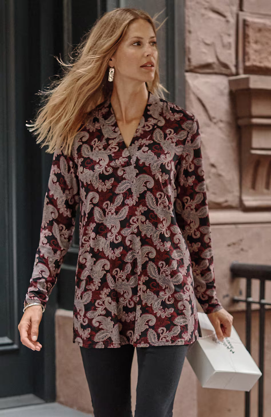 Wearever Crossover V-Neck Tunic