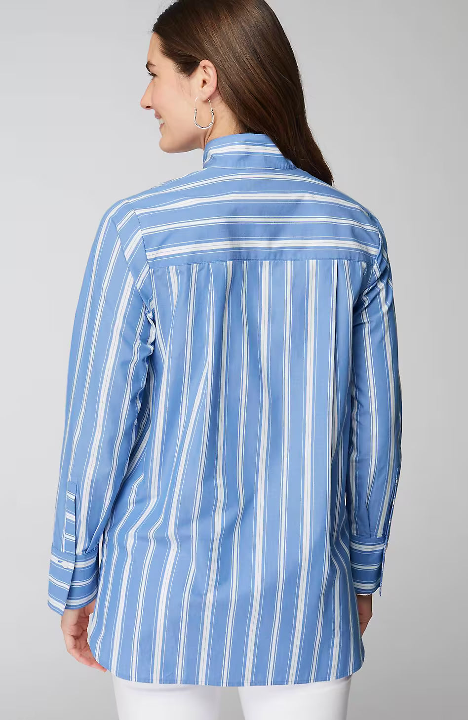 Cotton Stand-Collar Tunic