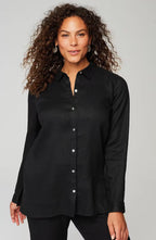 Everyday Linen Button-Front Shirt