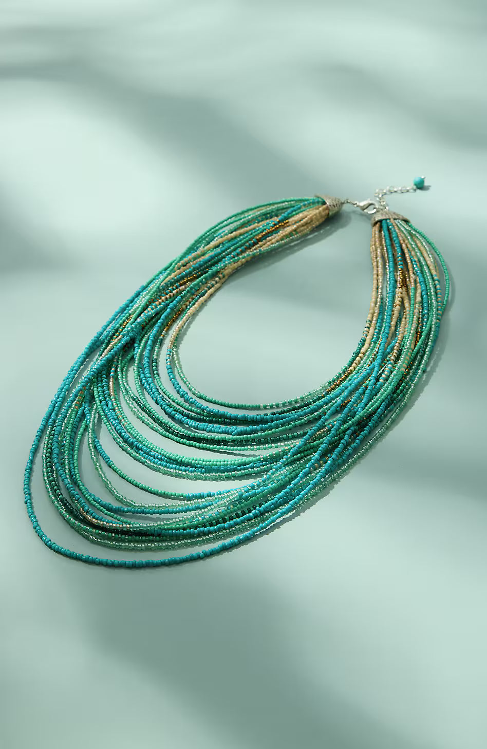 Seed Bead Statement Necklace