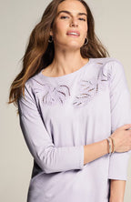 Embroidered Cutwork Top