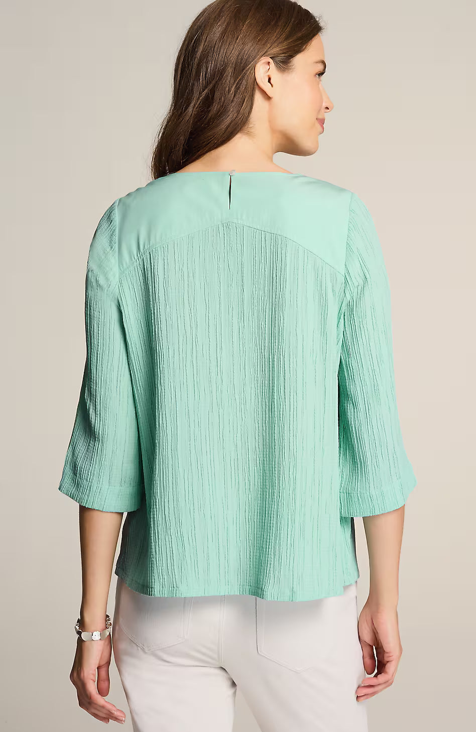 Wearever Crinkle-Textured Top