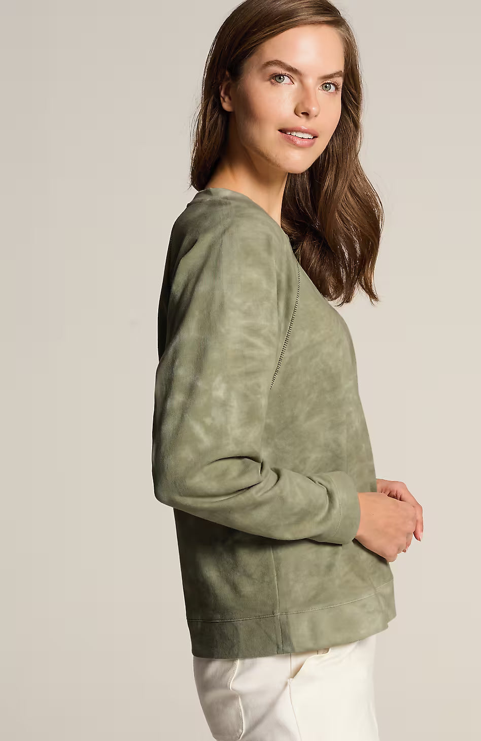 Fit French Terry Tie-Dyed Sweatshirt