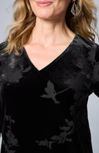 Wearever Velvet Burnout Top