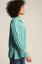 Everyday Linen Button-Front Shirt