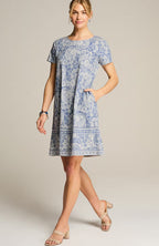 Pure Jill Slub-Knit Dress